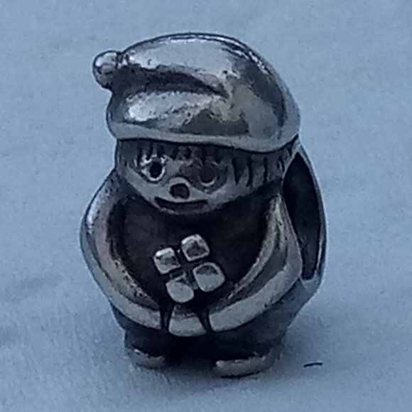 PANDORA SS GNOME ELF CHARM #790416 925 ALE retired - Picture 1 of 2